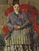 Paul Cezanne Madame Cezanne in a Red Armchair Germany oil painting artist
